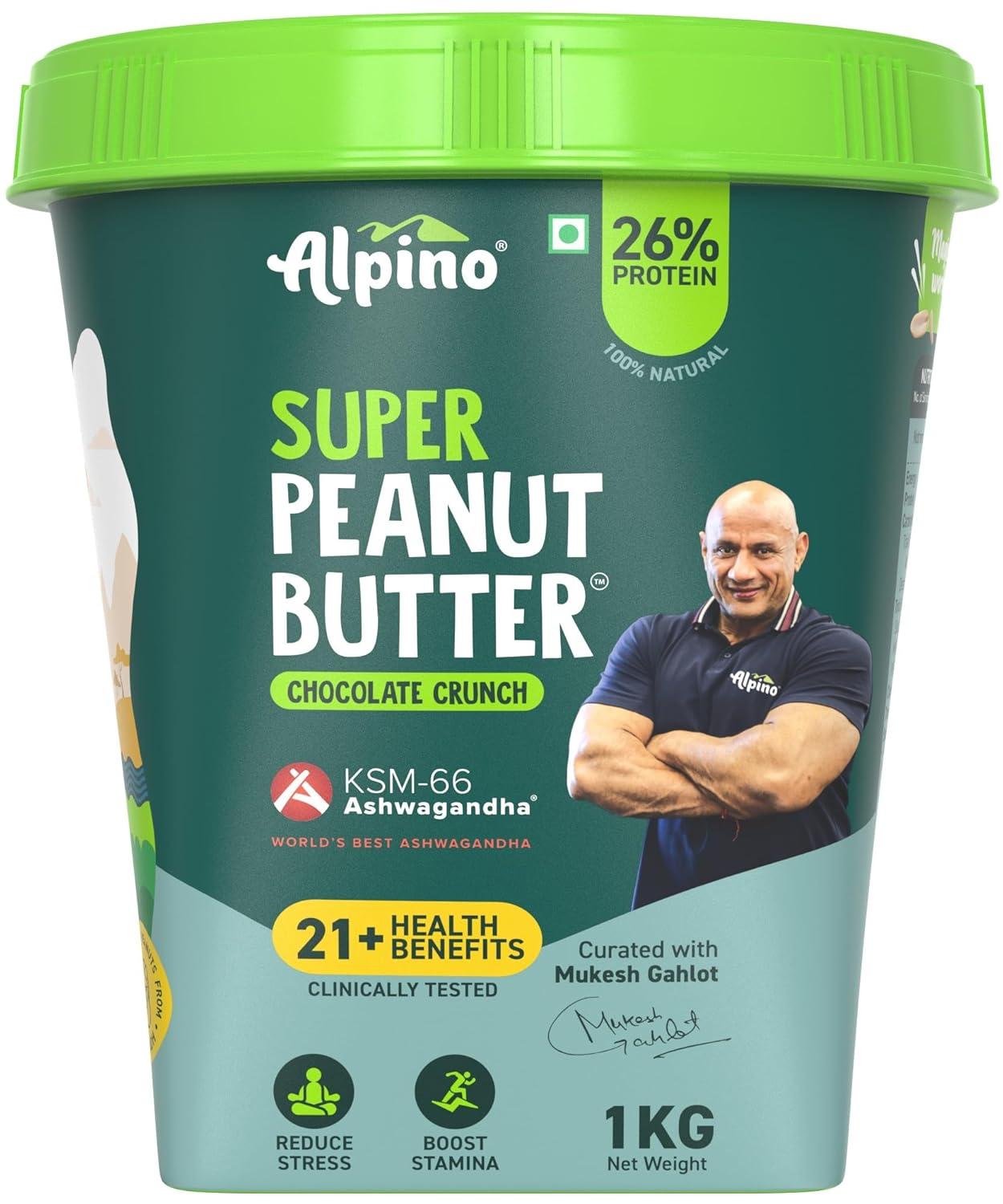 Super Peanut Butter with KSM-66 Ashwagandha Chocolate Crunch 1kg