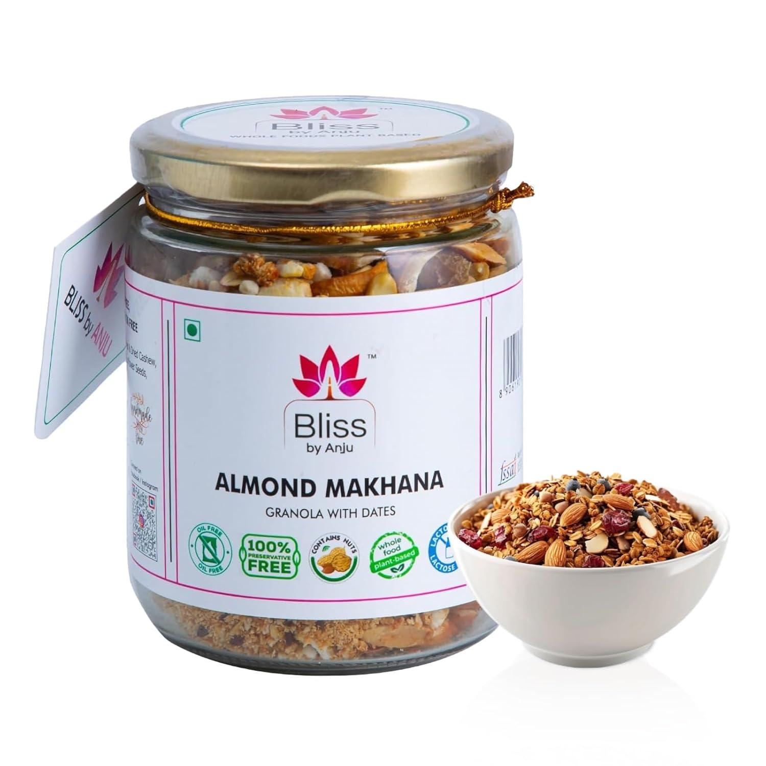 Almond Makhana Granola with Dates, 250g