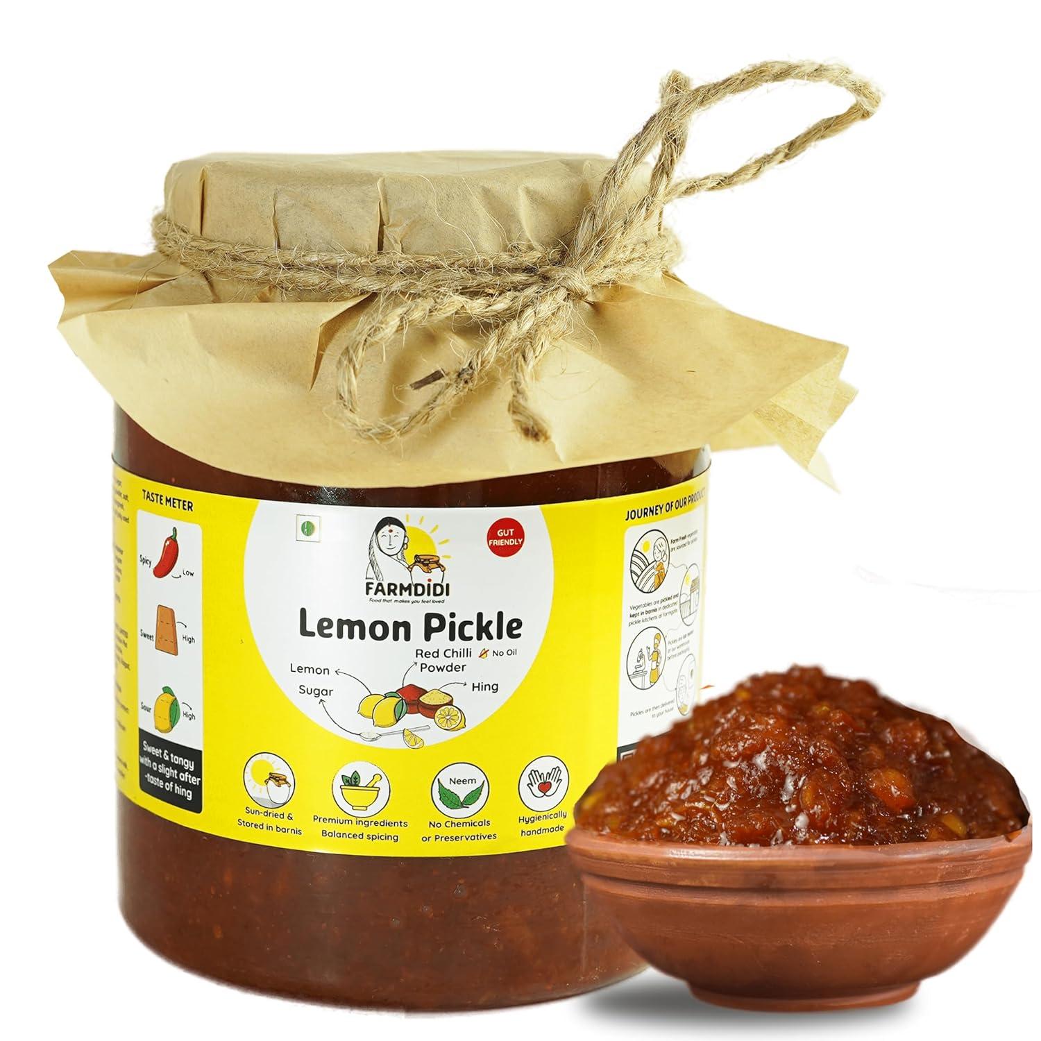Khatta Meetha Crushed Lemon Pickle 1kg in Fresh