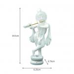 Krishna Idol (6.4 cm x 3.8 cm x 14.6 cm)