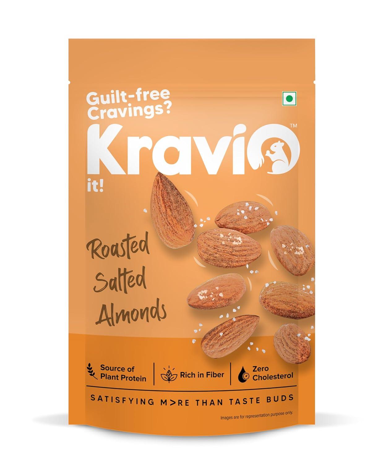 Premium Roasted Salted Almonds 200g
