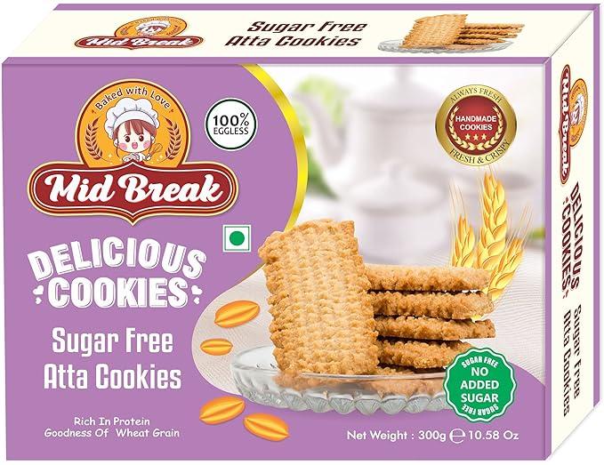 Sugar-Free Atta Milk Biscuits