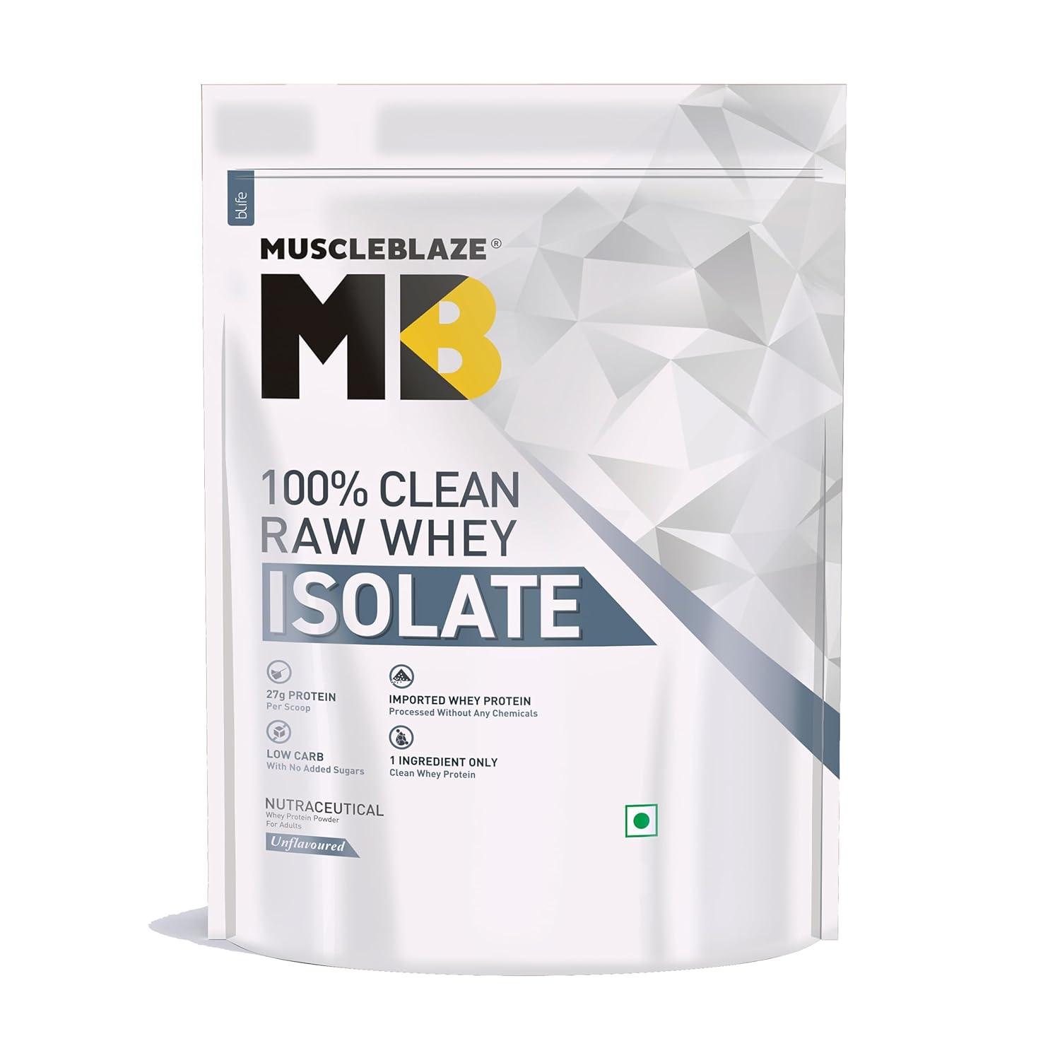 00% Clean Raw Whey Protein Isolate