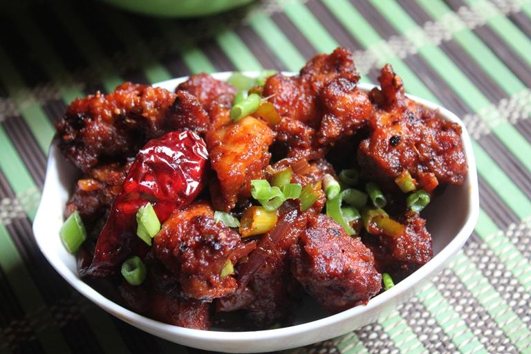 Chilly Chicken Dry