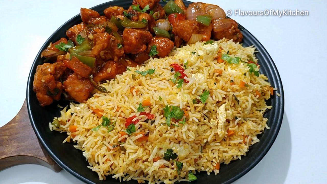 fried rice With Chilly chicken
