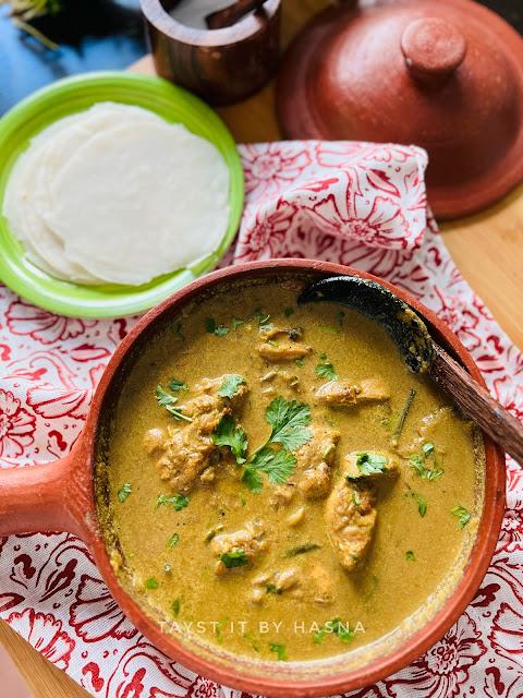 Nice Patthiri with Chicken Kuruma