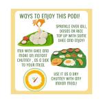 Combo of Kara Podi, Curry Leaf & Peanut Podi Powder