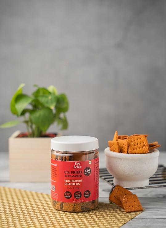 Multigrain Baked Crackers
