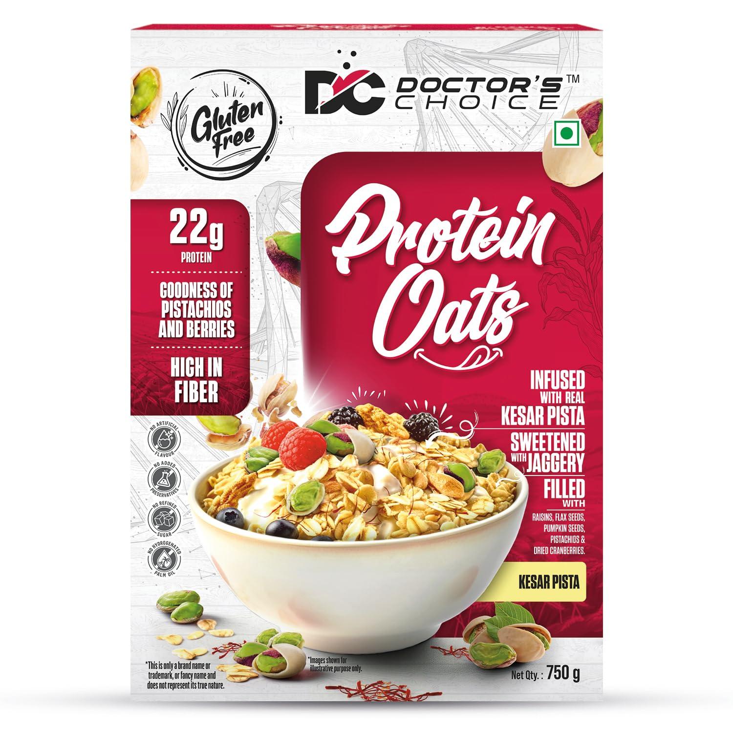 Kesar Pista High Protein Oats (22G Protein)