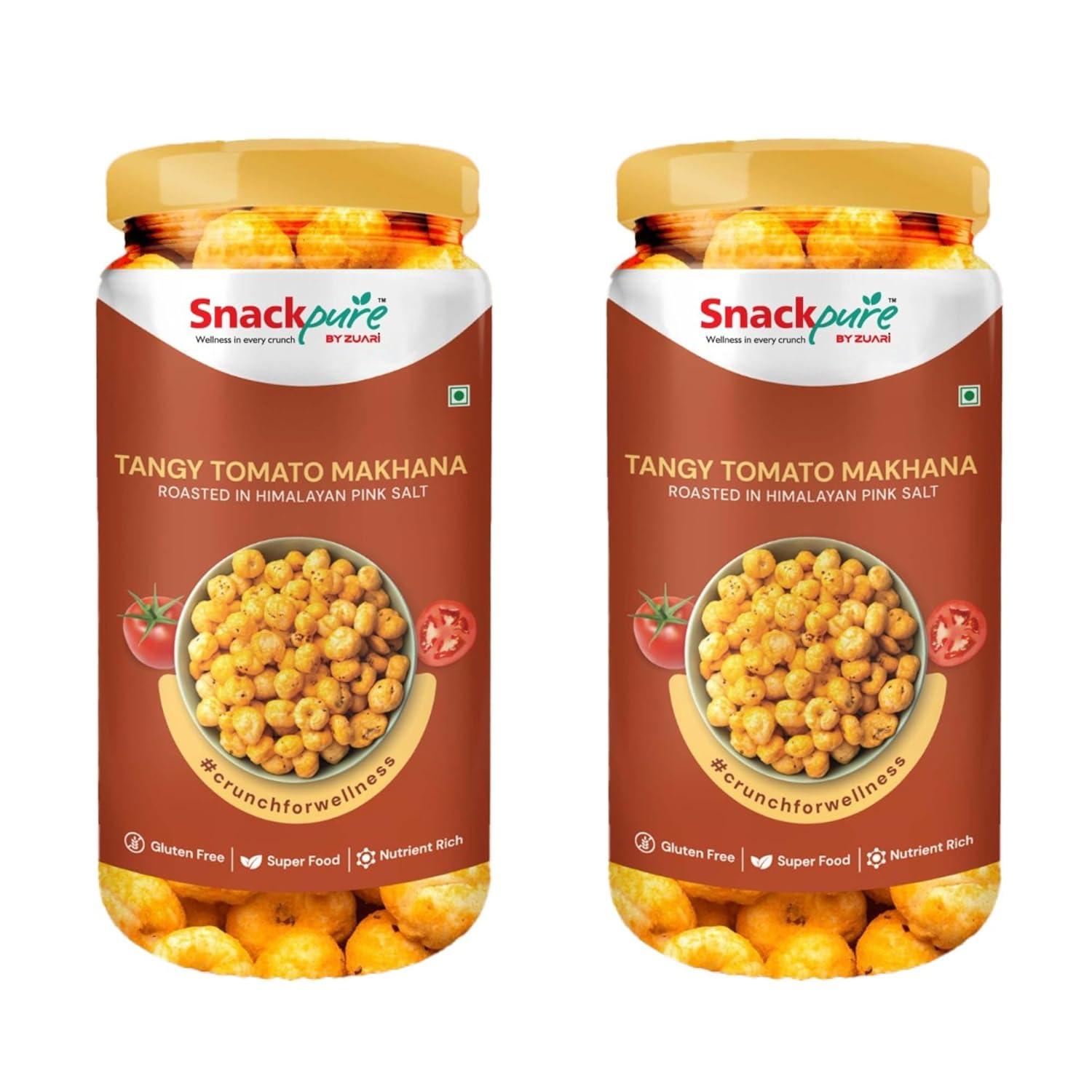 SNACKPURE Roasted Tangy Tomato Makhana